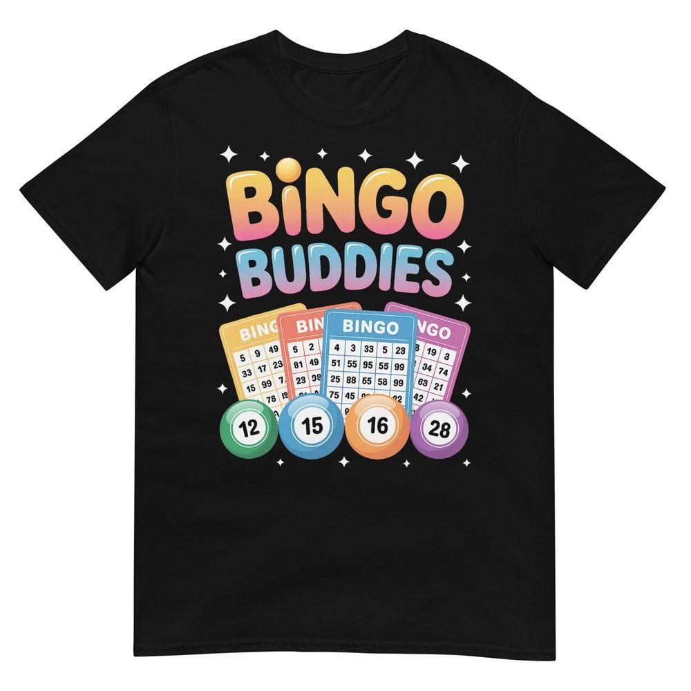 Bingo Buddies Friends Game Lucky Numbers Fun Social Winner TShirt