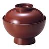 Echizen Lacquerware Zoni Bowl Dish 1 piece 803701 (Simmered Bowl), Vermilion, (Wood-based resin, lacquered)