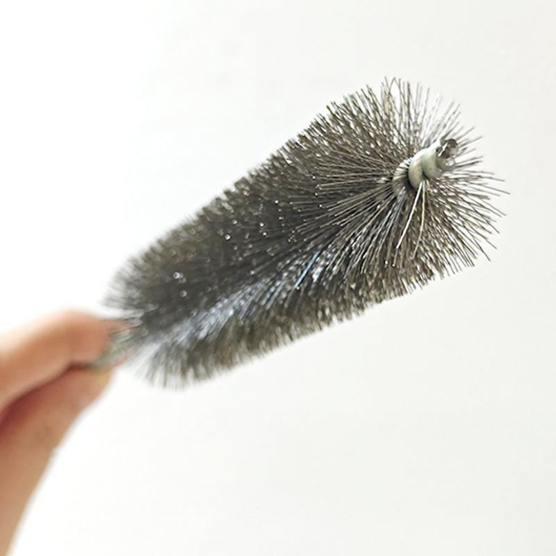 Handheld 300mm Stainless Steel & Copper Wire Brush Set for Rust Removal and Polishing