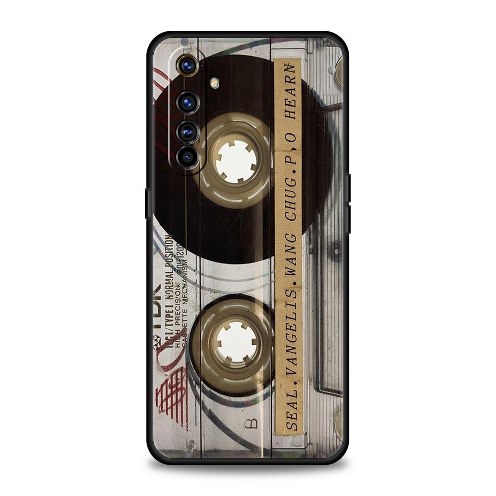 

Magnetic Radio Tape Cassette Case For Realme 12 11 10 9 8 5G 7 6 GT5 GT3 GT2 Pro C21 C25 C35 For Realme GT Neo 2 3 3T 5 Cover Realme 12