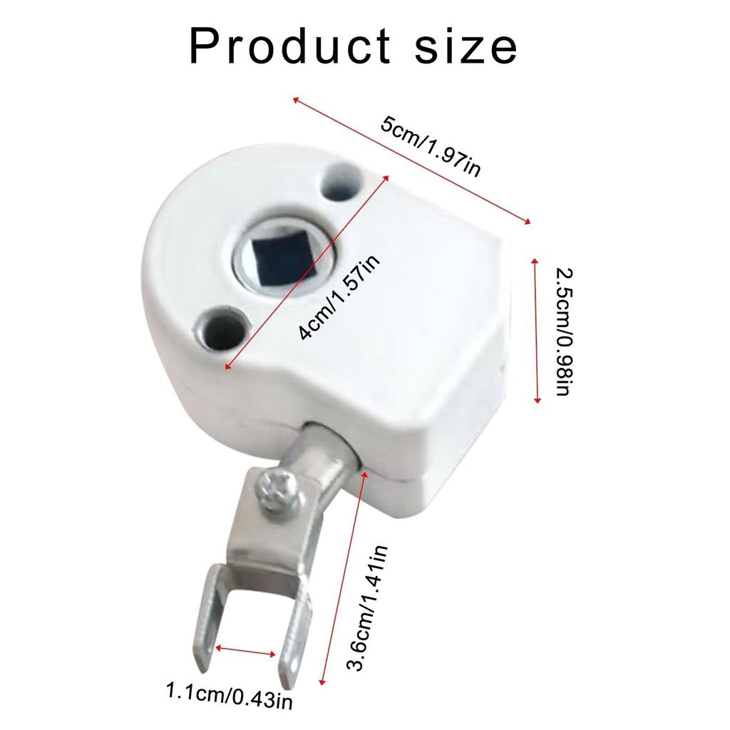 Outdoor Awning Crank Gearbox Replacement - Aluminum Alloy Worm Gear For Retractable Awnings