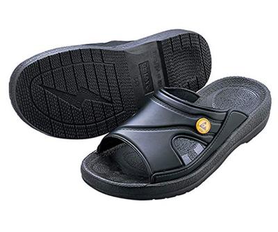 Pantufas AS Pure ESD Médias, Pretas,