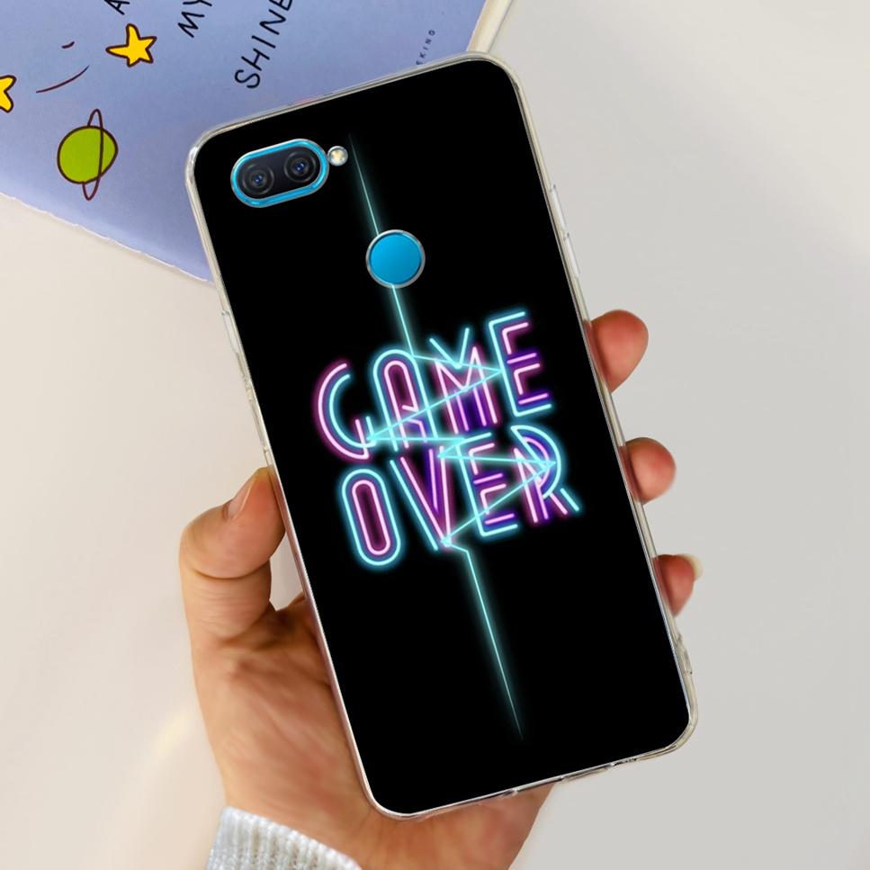 Case For Oppo A12 6.22" Cute Cartoon Dinosaur TPU Soft Silicone Clear Cover For Oppo A12 A 12 CPH2083 Phone Case Funda Bumper