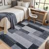 HAOCOO Washable 200x250cm Tatami Suitable for Spring and Nordic Modern and Odor Rectangular Suitable for Indoor All Mosaic Gray Carpet, (3 Mats),