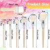 A60Z7 Piece Acrylic Painting Mop Brush Set, Acrylic Paint Brush Set For Acrylic Watercolor Oil Painting Wall Paintingmay