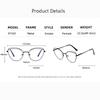 Anti-Blue Light Rays Eyeglasses Frame Women Cat Eye Glasses Brand Designer Clear Lens Computer Optical Eyewear