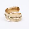 Michael Kirk 14K Feather Ring Ring Yellow GoldUsed