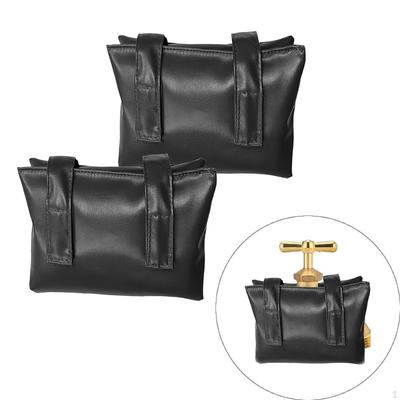 2Pcs Outdoor Faucet Covers Insulated Tube Windproof Freeze Protection Insulation Socks for