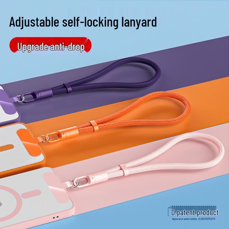 High-End Adjustable Self-Locking Anti-Lost Polyester Mobile Phone Lanyard Wrist Strap.