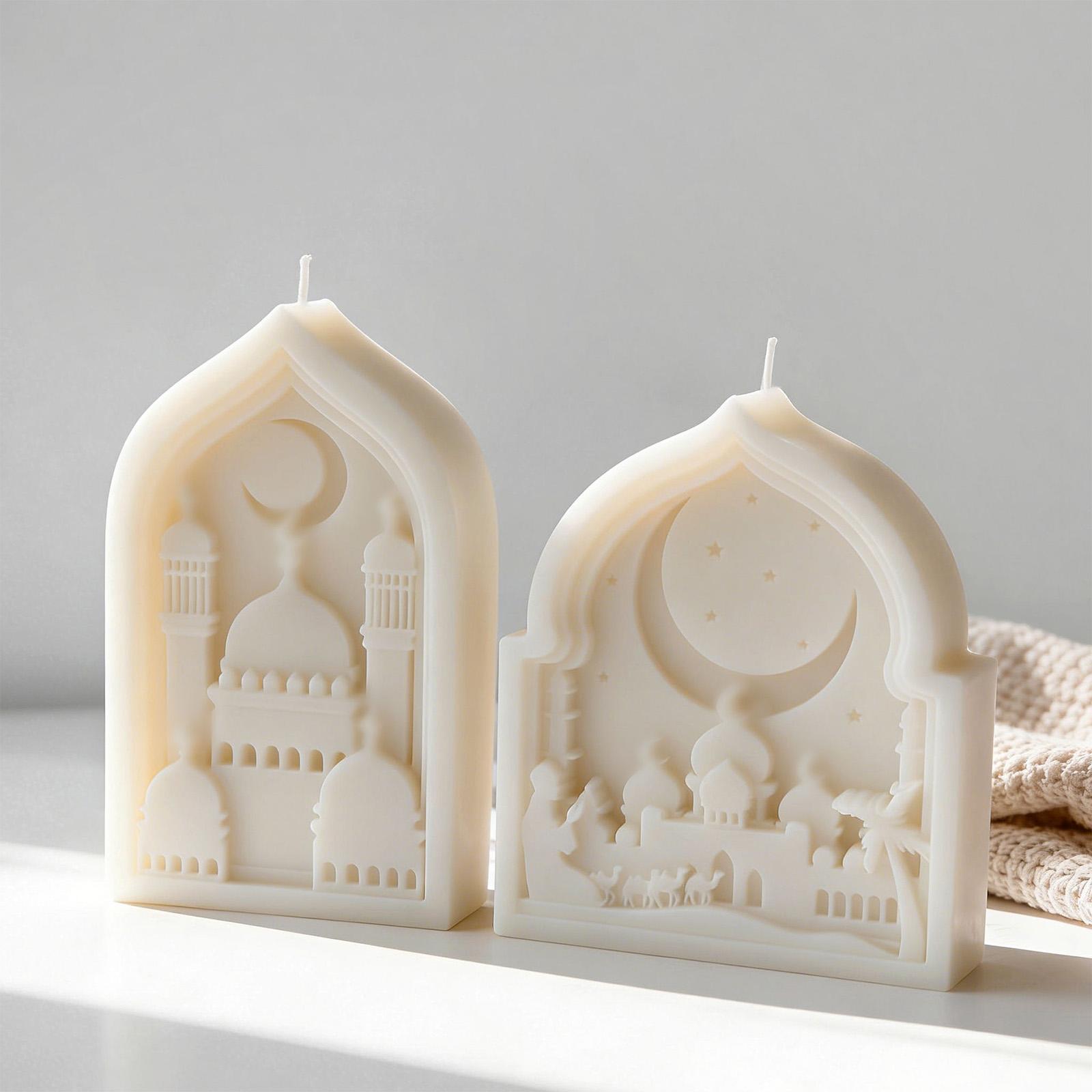 Sturdy Silicone Candle Mould With Moon Designs Ideal For Enthusiasts