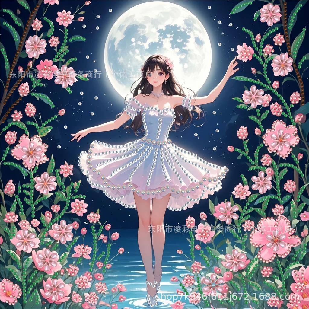 Diy Diamond Sticker Point Diamond Painting Special-Shaped Bright Diamond Handmade Water Acrylic Crystal Diamond Set With Diamonds Full Of Painting