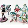 Anime Figure Cherry Blossoms Dress Action Figures Kawaii Swimsuit Vocaloid Pvc Collectible Model Toys Girl Gift
