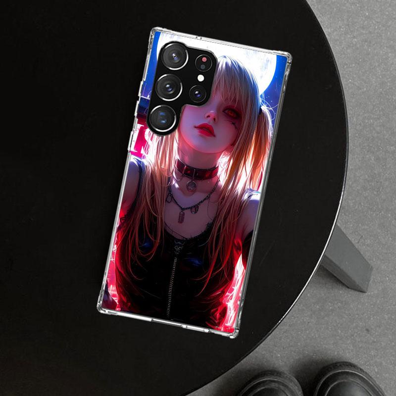 N-Note D-Death MisaMisa Phone Case Cover for Samsung Galaxy S26 S25 Edge S24 S23 Ultra S22 Plus S21 FE S20 + Art Customized Fund