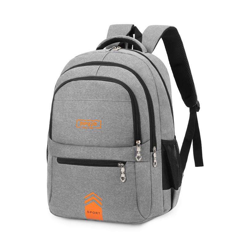 Letter Style Minimalist Printed Backpack Outdoor Travel Bag Schoolbag Student