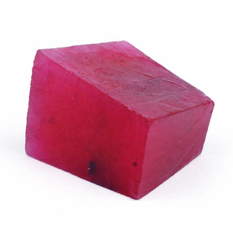 Natural Red Ruby Rough 613.05 Ct Certified Uncut Loose Gemstone AR-1956