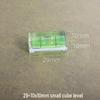 Magnetic Level Keychain with Bubble Ruler and Bead Accents