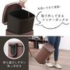 Iris Plaza Trash trash can that allows you to throw away garbage even if your hands are Comes with a lid that prevents odors from and the inner box is