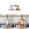Plush Wolf Keychain With Polyester Fiber Filling For Kids And Adults