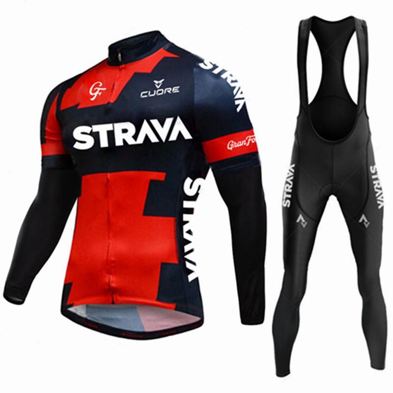 STRAVA Long-sleeved Riding Clothes Mountain Biking Factory Hot Outdoor Breathable Quick-drying