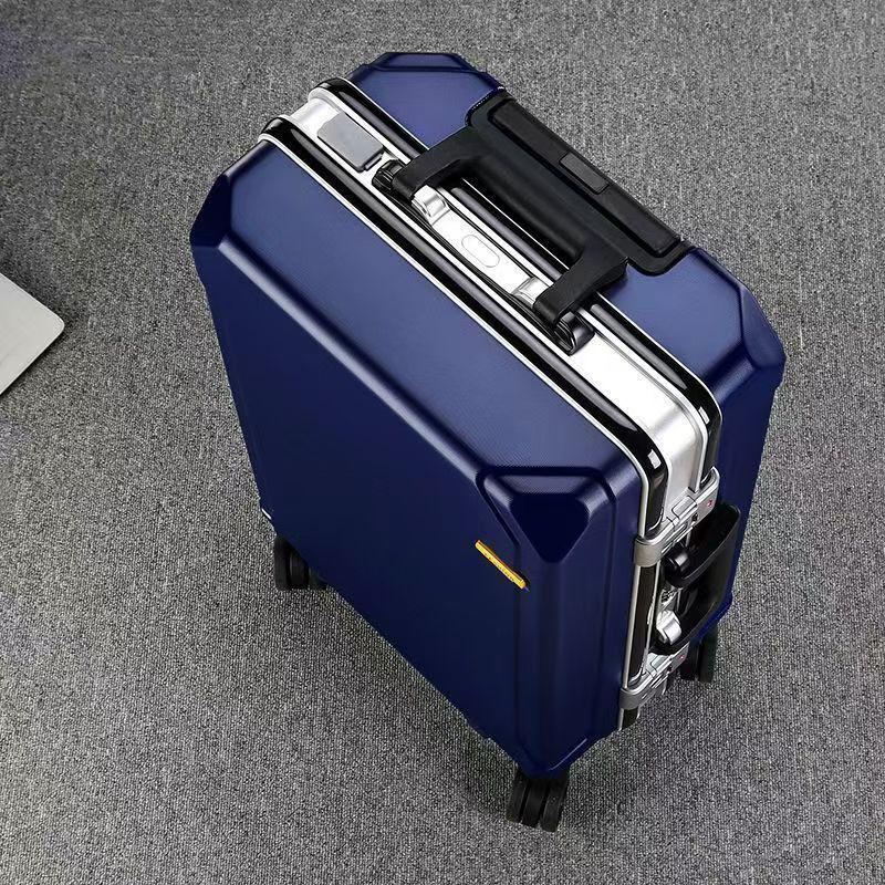 2025 Universal Wheel Aluminum Suitcase with Combination Lock