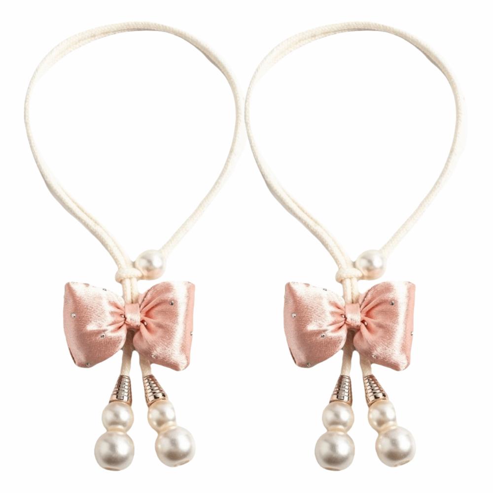 2pcs Adjustable Bows Curtain Tiebacks Modern Curtain Holdbacks Elegant Curtain Ties  Home Decor