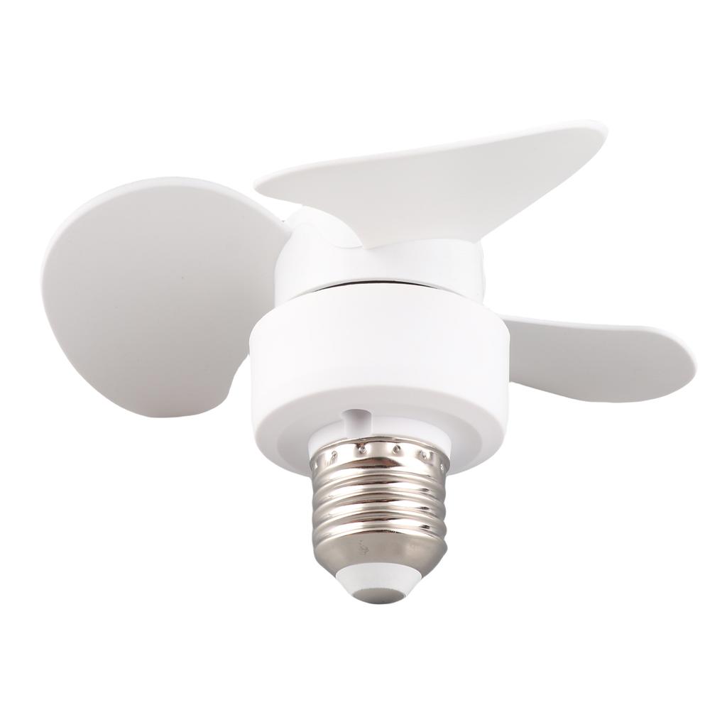 Socket Mini Fan E27 E26 Caliber Silent Screw In Small Fan for Bedroom Living Room Kitchen Office 85‑265V