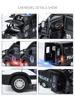 1/24 Alloy Diecast Police Car Miniature Models Toys High Simulation Models with Sound Light Collection Toy for Boy Birthday Gift