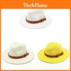 Jazz Straw Hat For Men Women With Wide Brim Sunshade For Outdoor Beach Parties