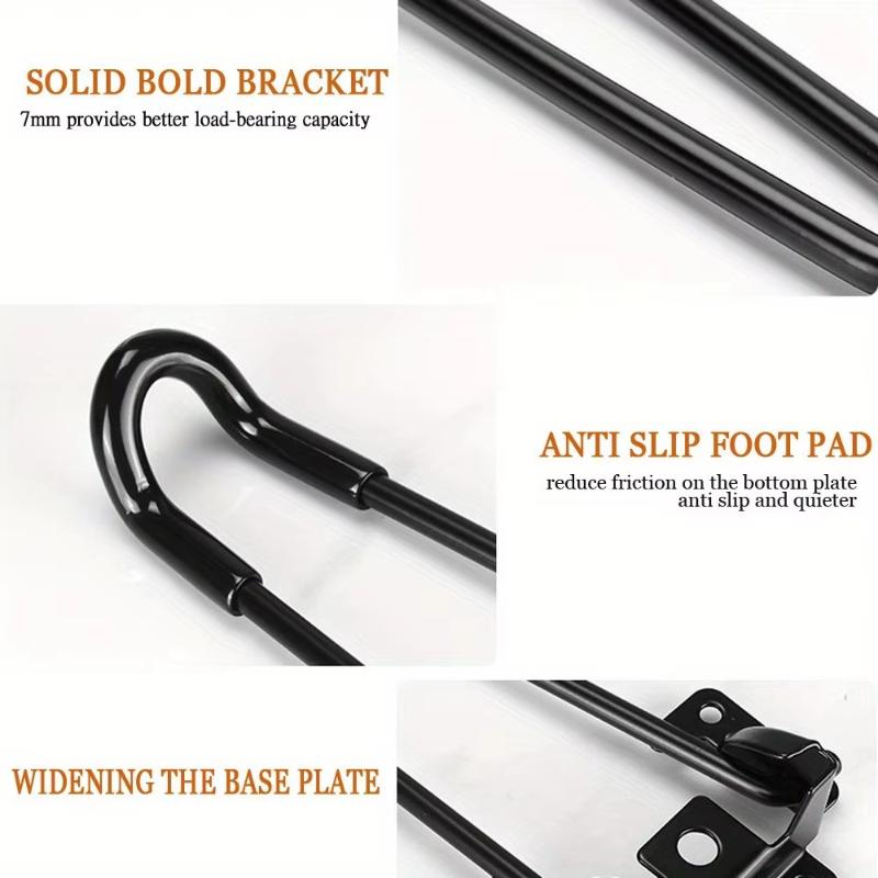 1/4Pcs 32/43/50Cm Clamp On Wrought Iron Table Legs Folding Table Legs Rust Proof Sturdy And Durable Screws Included