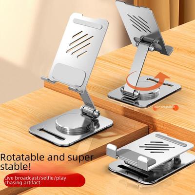 Aluminum Alloy Foldable Rotating Mobile Phone and Tablet Stand