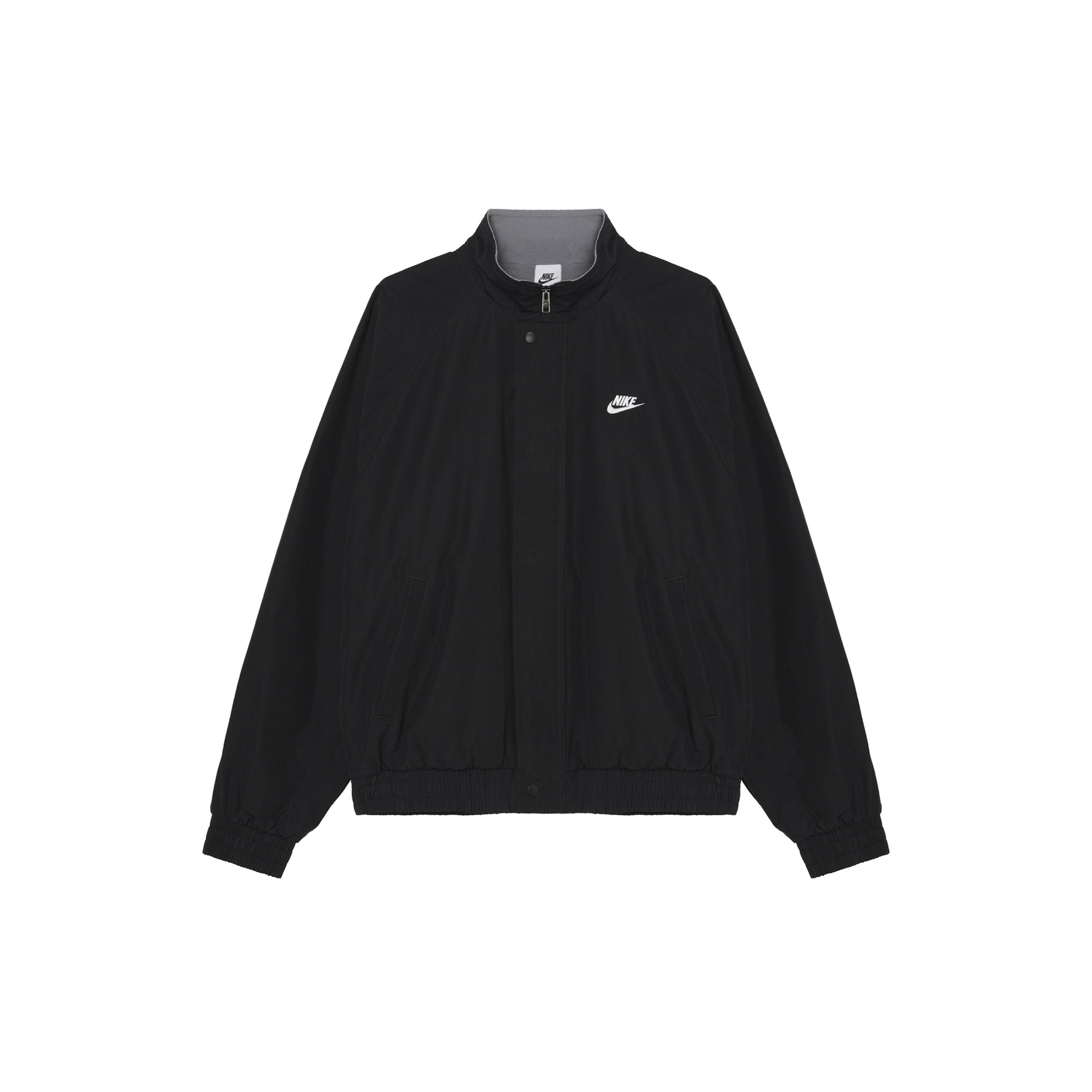 Nike Club Futura Jackets Asia Sizing Black White Men s FZ0657-010 L