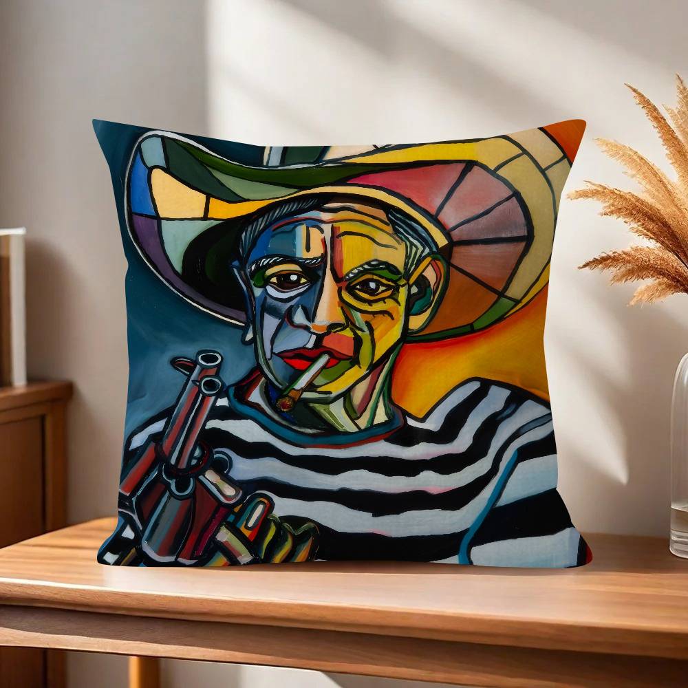 Schilderij kunst Picasso Kussen Kussenhoes Decoratief Kussen Bank Huisdecoratie hoes kussenslopen