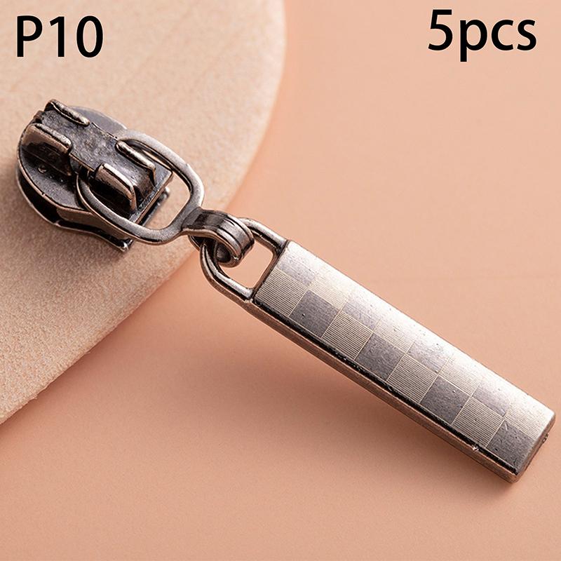 5 st Avtagbar dragkedjekläpp DIY Dragkedjefixare Universell Reparation Ersättning Flik Dragkedjehuvud För Bagage Ryggsäck Kappa Jacka