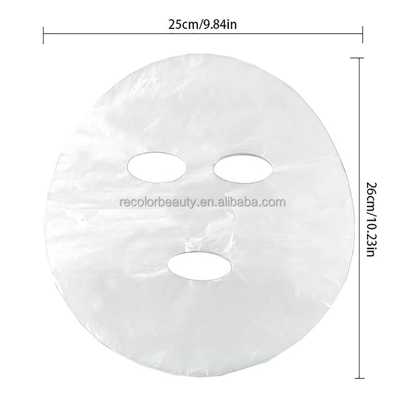 100pcs Neck Mask Film Disposable Neck Care Diy Spa - Reduce Neck Wrinkles Water-Locking Plastic Wrap Moisturizing Tool face film