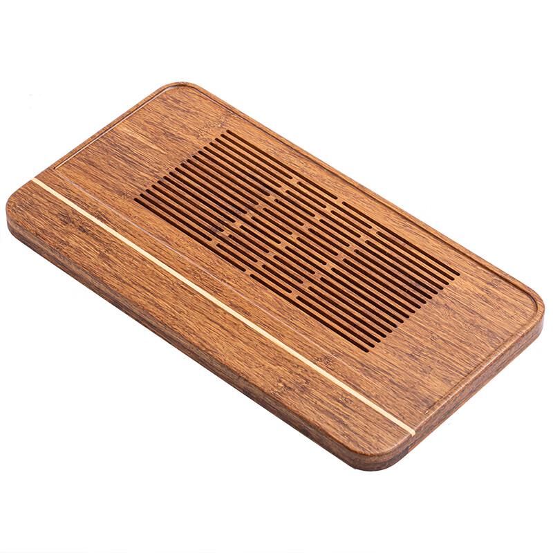 SUSHI CERAMICS Rectangular Bamboo Tea Tray