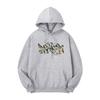 Camo Rapstar Lettering Oversized Hoodie H0282