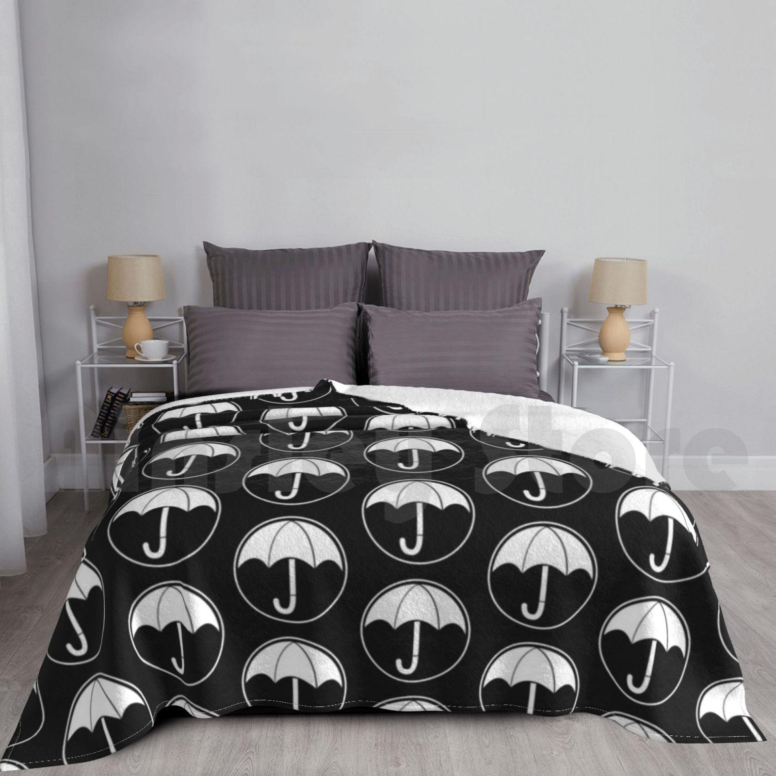 The Umbrella Academy Logo Blanket Fashion Custom The Umbrella Academy Tua Umbrella Academy Umbrella Academy Ellen Size: 75*100cm, Weight: 230 GSM