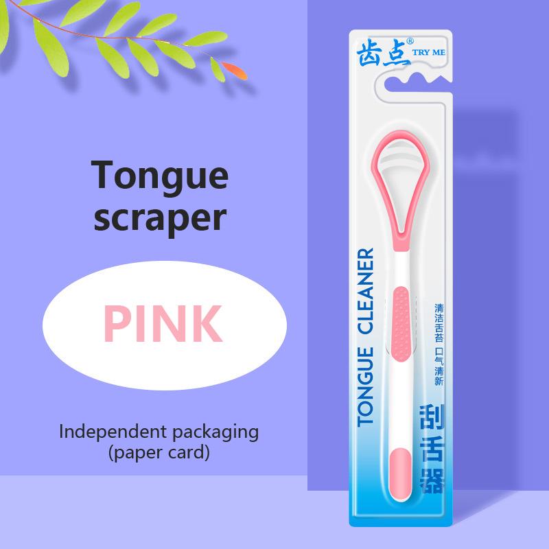 1Pc Triple Effect Tongue Scraper Reusable Fresh Breath Oral Hygiene Care Cleaning Tool for Healthy Teeth
