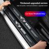 MINI Car Threshold Strip Anti Stepping Leather Protective Sticker For MINI Cooper R56 F56 R50 JCW Cabrio Aceman Countryman WORKS