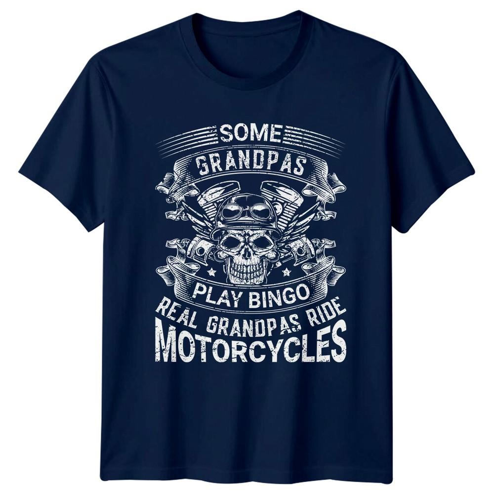 Some Grandpas Ride Motorcycles Grandparent Biker Unisexs TShirt Unisexs Tee