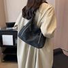 Simple Solid Color Women's Shoulder Bag, Large Capacity Handbag, Soft Pu Leather Tote Bag, Women's Casual Handbag, New Style