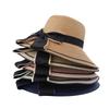 New Straw Hat Summer Adult Women Outdoor Bow Ribbon Sun Hat Outdoor Large Brim Sunscreen Girls Visor Caps
