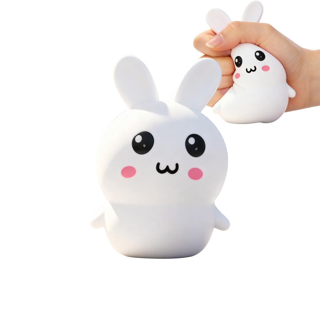 A Small Bunny Stress-relieving Toy, A Perfect Gift For A Friend.