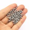50pcs Stainless Steel Round Covers Crimp End Beads 3 4 5mm Stopper Spacer Beads For DIY Jewelry Making Findings Supplies
