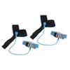 2 Pcs Anti Static Heel Grounder Straps Adjustable ESD Elastic Sole Grounder Electronic Discharge Band With Buckle Bracelet