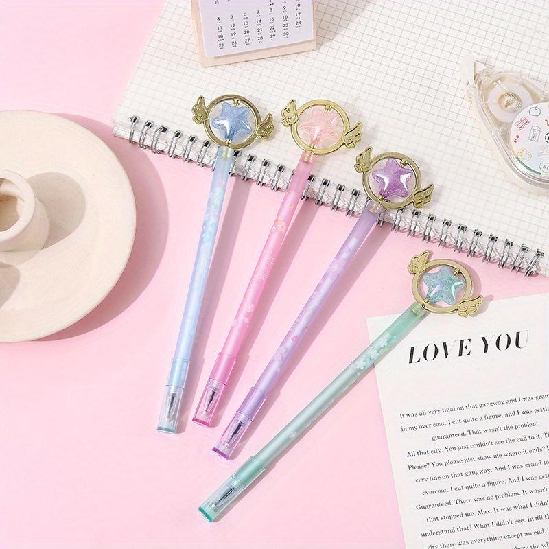 Back to school season 2pcs 0.5mm creative twelve zodiac sign girl neutral pen high-value gift pen small fresh black signature pen