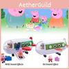 Peppa Pig Pink Piglet Peppa Pig Family Home Toy Rabbit Miss Rabbit Airplane