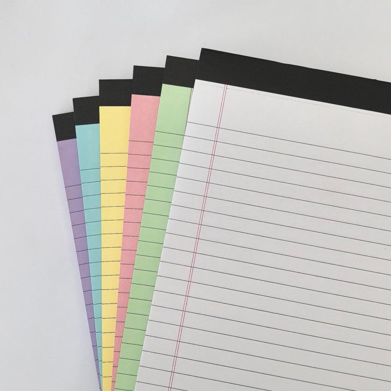 A5 Color Lined Sticky Note Pad - Tearable Memo Notebook Planner