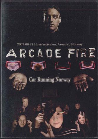 

DVD ARCADE FIRE - Car Running Norway BPR023 BALL PARK Unknown Music Video Used