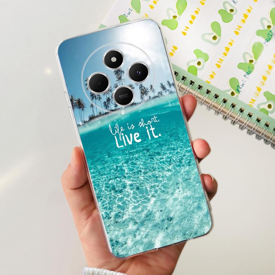 For Xiaomi Redmi 14C Case Poco C75 Cute Cat Cartoon Cover Soft Silicone Phone Case For Xiaomi Poco C75 Redmi 14C 14R Fundas Capa